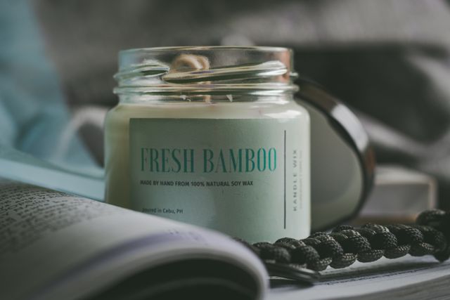 Vela de soya · Bosque de olivo