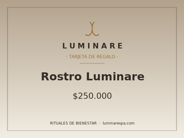 Tarjeta regalo · Rostro Luminare