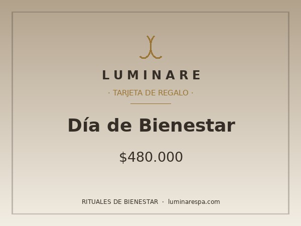 Tarjeta regalo · Día de Bienestar