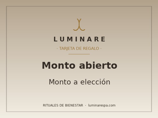 Tarjeta regalo · Monto abierto